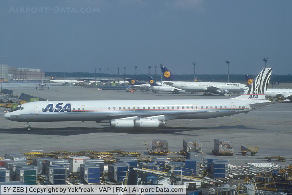 5Y-ZEB, 1969 Douglas DC-8-63 C/N 46122, African Safari DC8-60