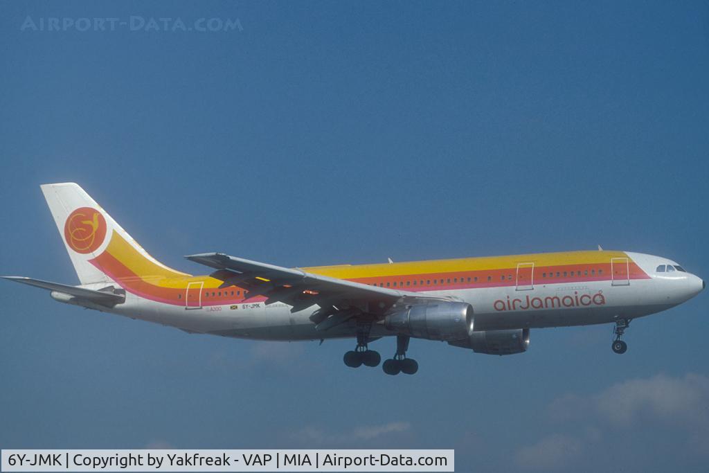 6Y-JMK, 2003 Airbus A320-214 C/N 2048, Air Jamaica Airbus 300
