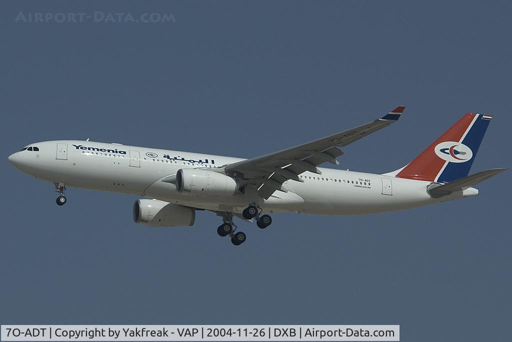 7O-ADT, 2004 Airbus A330-243 C/N 632, Yemania Airbus 330-200