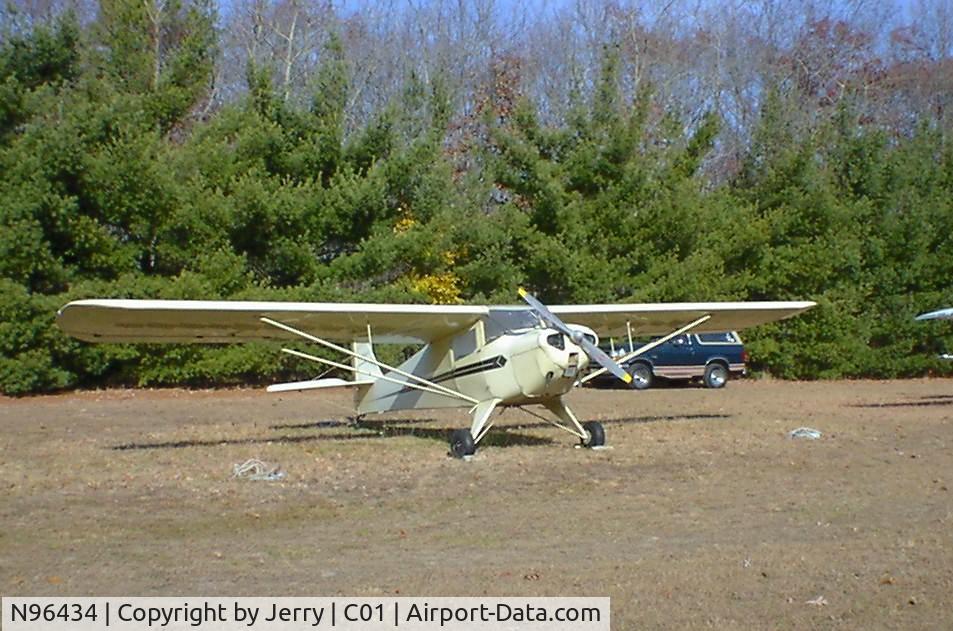 N96434, 1946 Taylorcraft BC12-D C/N 8734, Parked at Southern Cross Airport, NJ