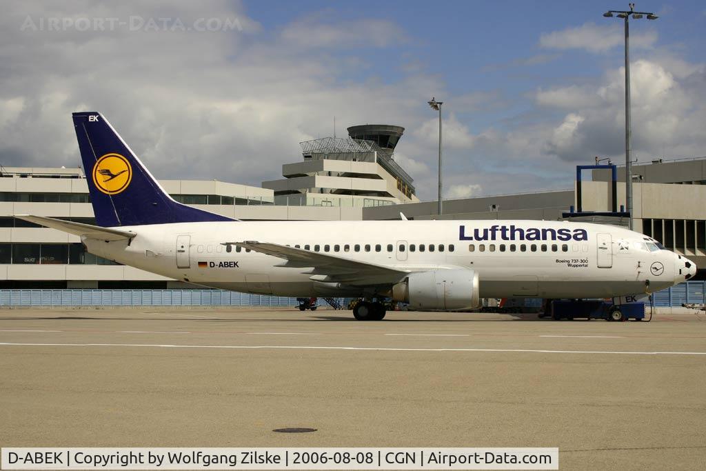 D-ABEK, 1991 Boeing 737-330 C/N 25414, visitor