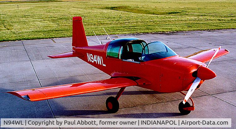 N94WL, 1969 American AA-1 Yankee C/N AA1-0298, 94WL a view from above