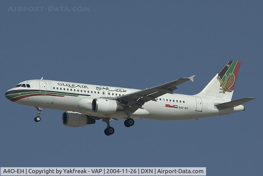 A4O-EH, 1993 Airbus A320-212 C/N 445, Gulf Air Airbus 320