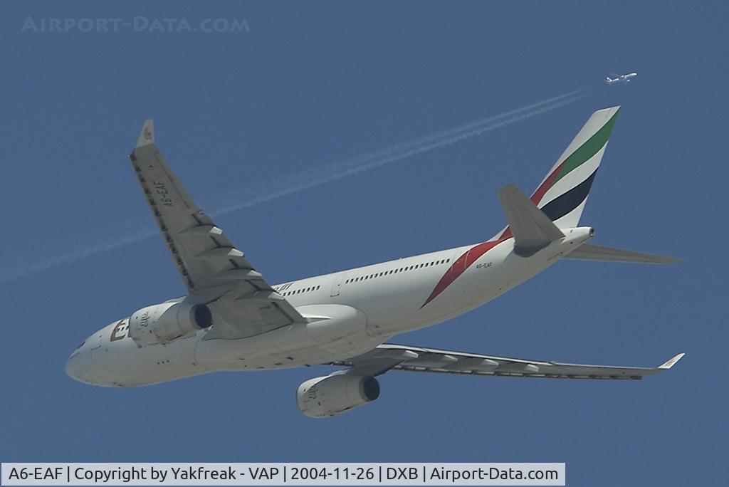 A6-EAF, 2001 Airbus A330-243 C/N 392, Emirates Airbus 330-200