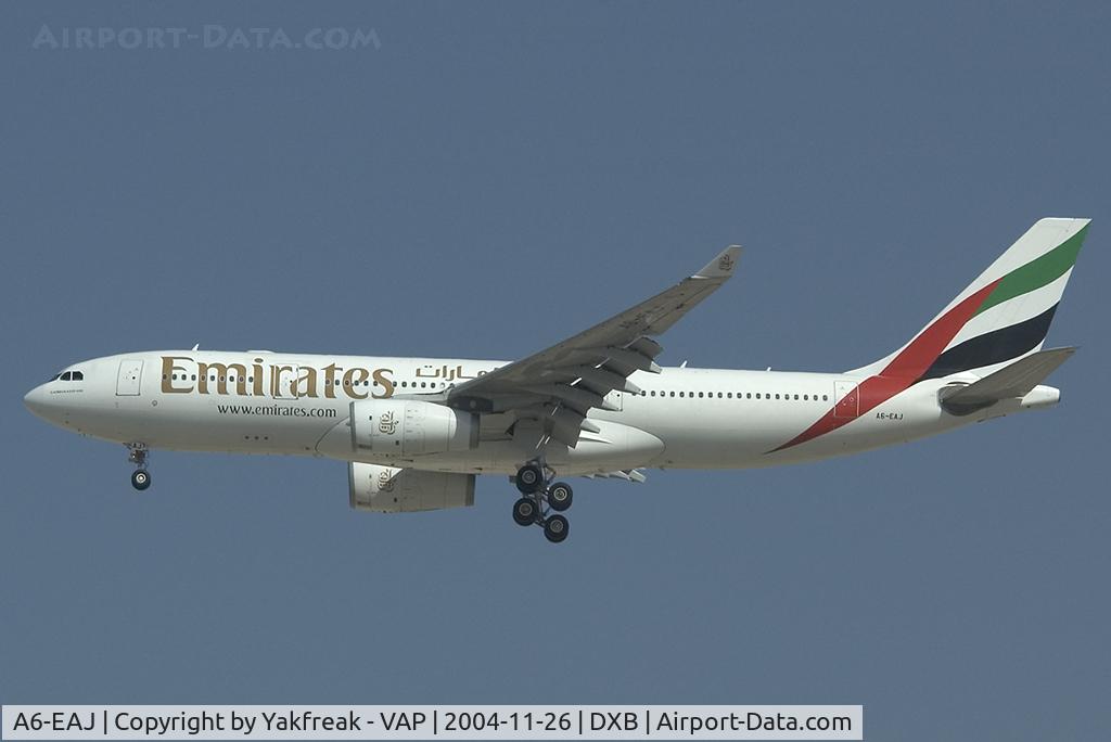 A6-EAJ, 2002 Airbus A330-243 C/N 451, Emirates Airbus 330-200