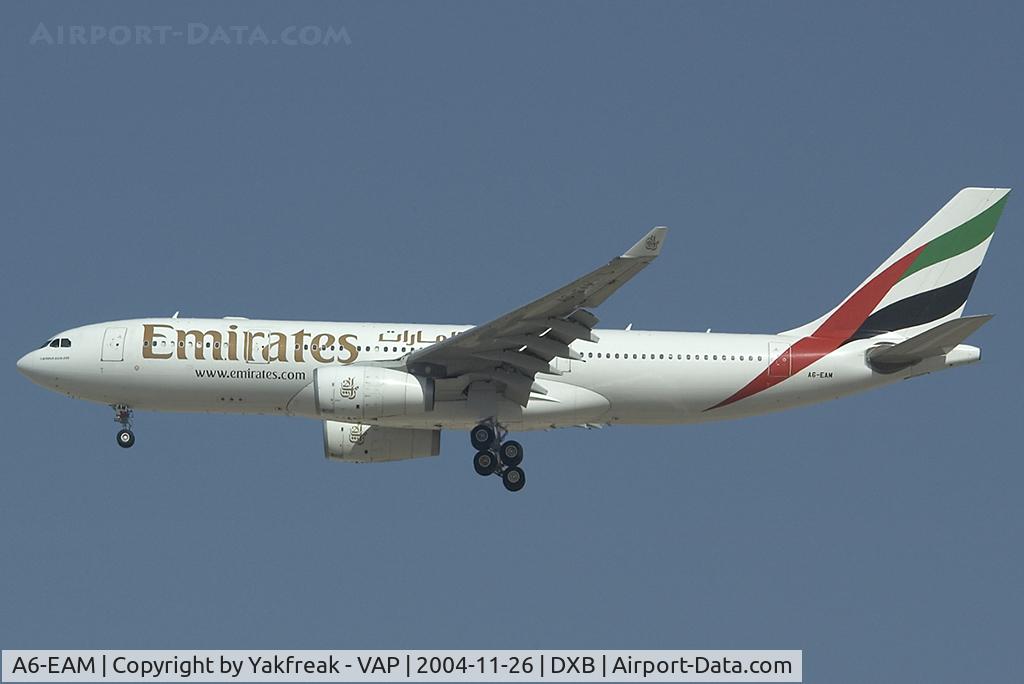 A6-EAM, 2002 Airbus A330-243 C/N 491, Emirates Airbus 330-200