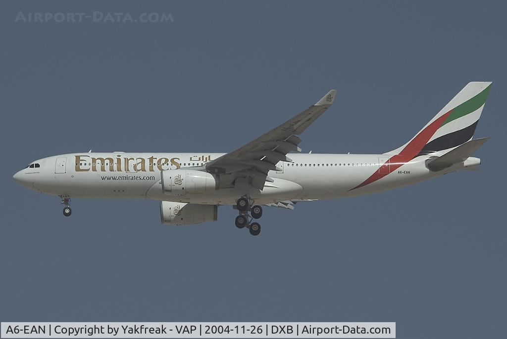 A6-EAN, 2002 Airbus A330-243 C/N 494, Emirates Airbus 330-200