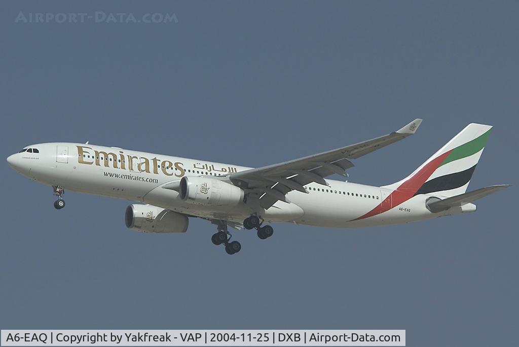 A6-EAQ, 2003 Airbus A330-243 C/N 518, Emirates Airbus 330-200