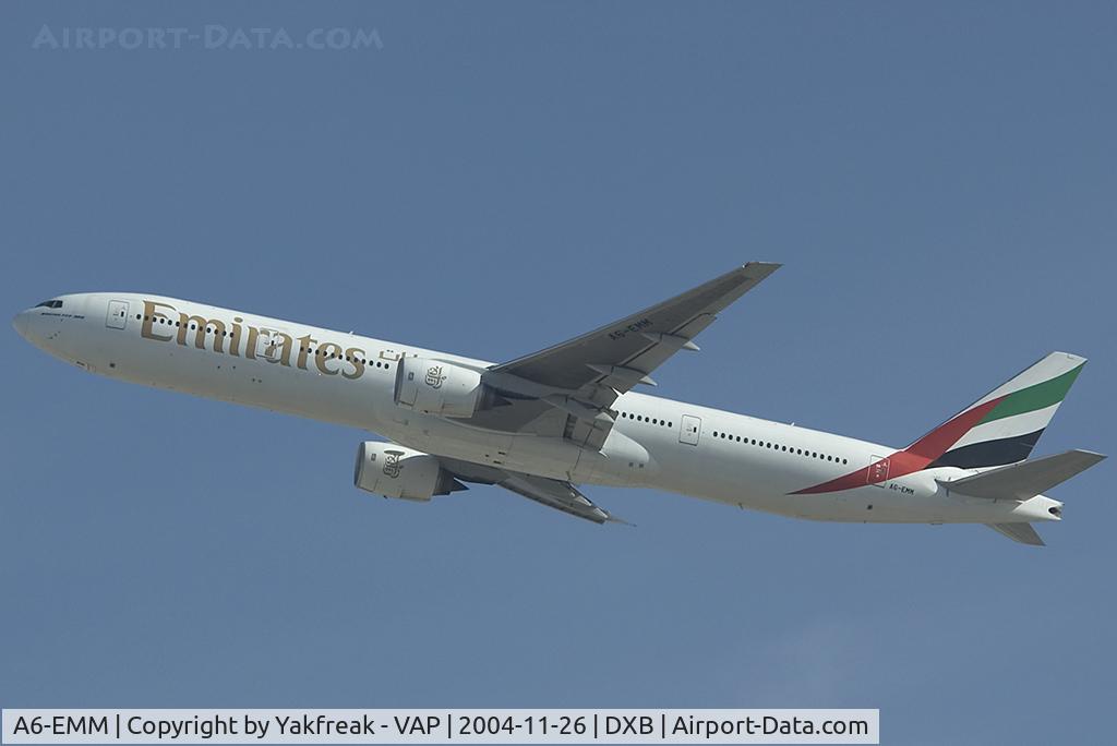 A6-EMM, 1999 Boeing 777-31H C/N 29062, Emirates Boeing 777-300
