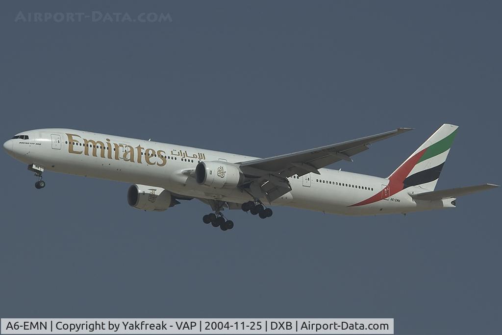 A6-EMN, 1999 Boeing 777-31H C/N 29063, Emirates Boeing 777-300