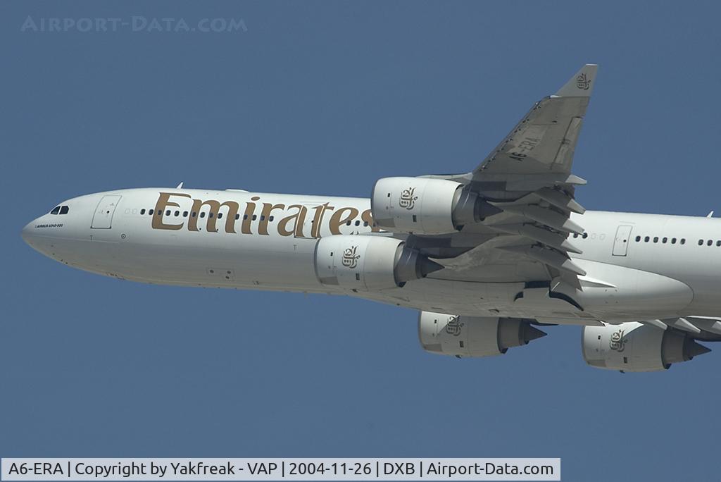 A6-ERA, 2002 Airbus A340-541 C/N 457, Emirates Airbus 340-500