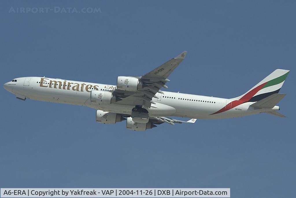 A6-ERA, 2002 Airbus A340-541 C/N 457, Emirates Airbus 340-500