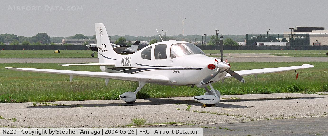 N220, 2002 Cirrus SR22 C/N 0177, The Cirrus SR-22 Demonstrator visits Republic...