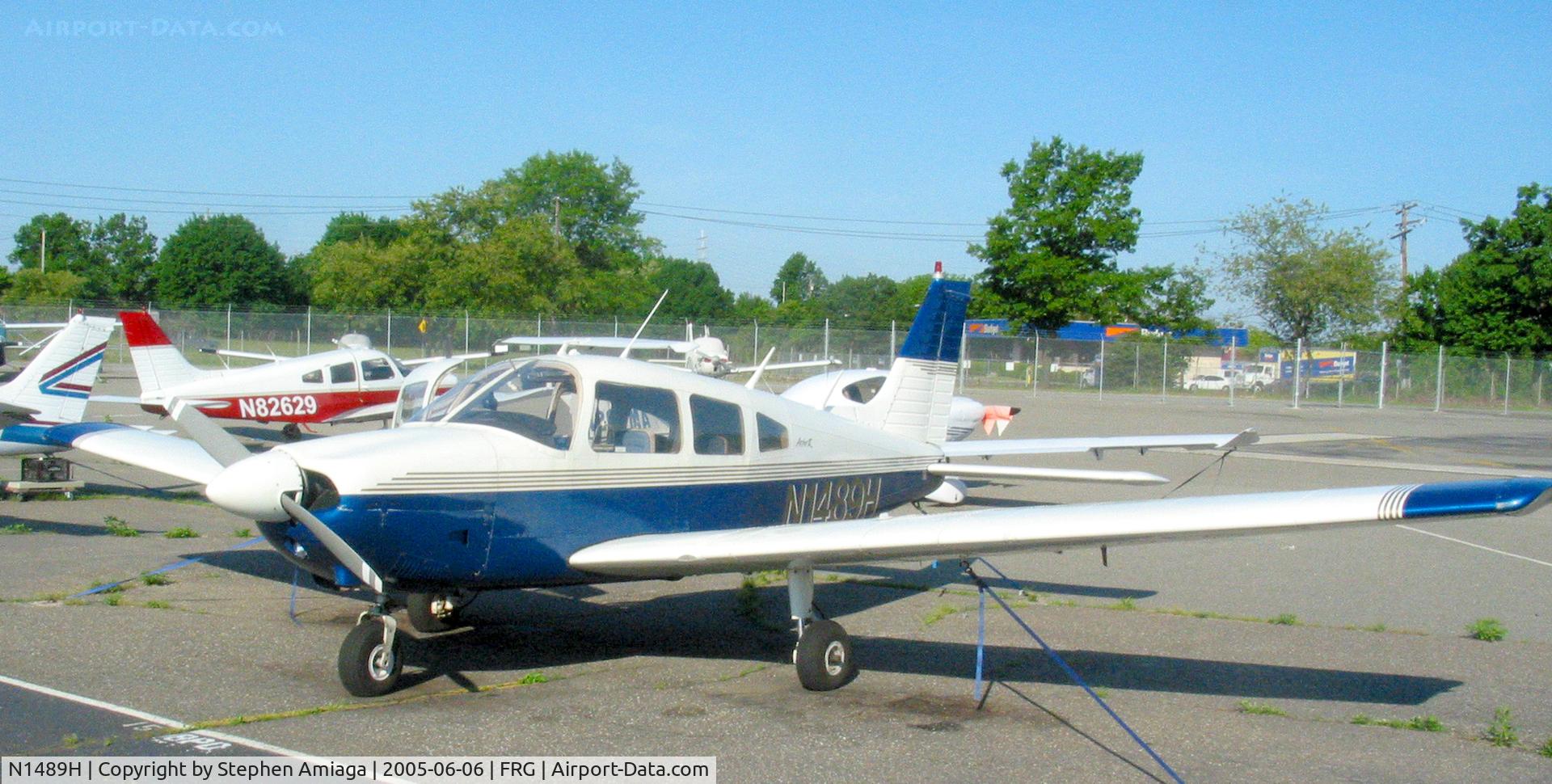 N1489H, 1977 Piper PA-28-181 C/N 28-7790315, Back in the Chocks and Chains