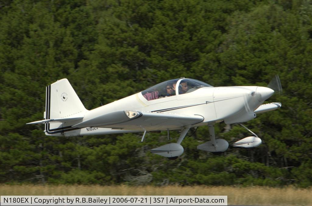 N180EX, 1994 Vans RV-6A C/N 21407, T/O @ Nehalem Bay State -- Owner, please contact me
