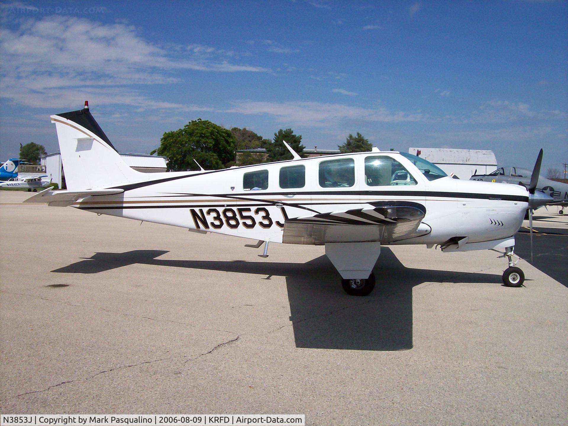 N3853J, 1981 Beech A36 Bonanza 36 C/N E-1837, Beech A36
