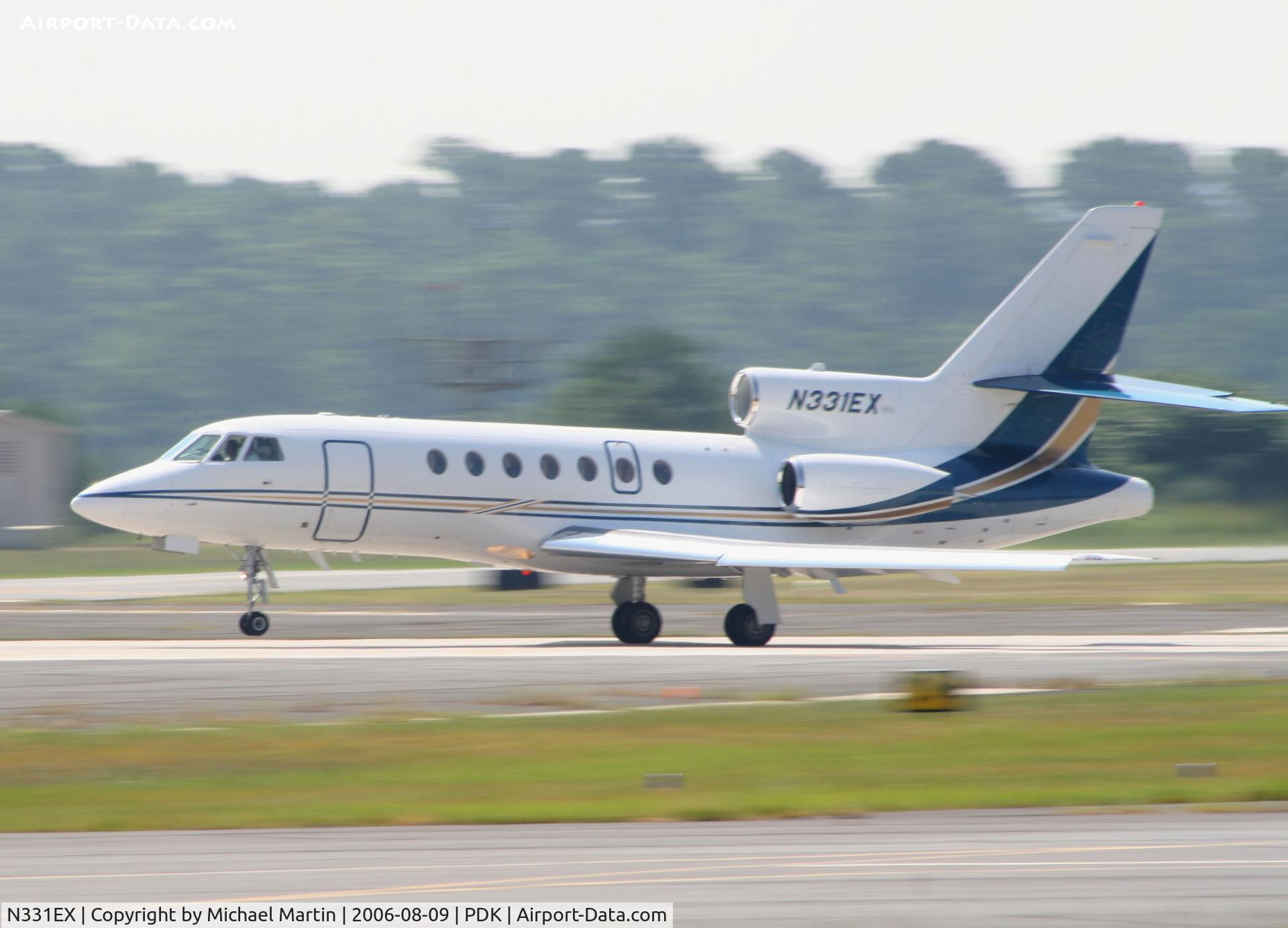 N331EX, 2003 Dassault Falcon 50 C/N 331, Departing Runway 2R