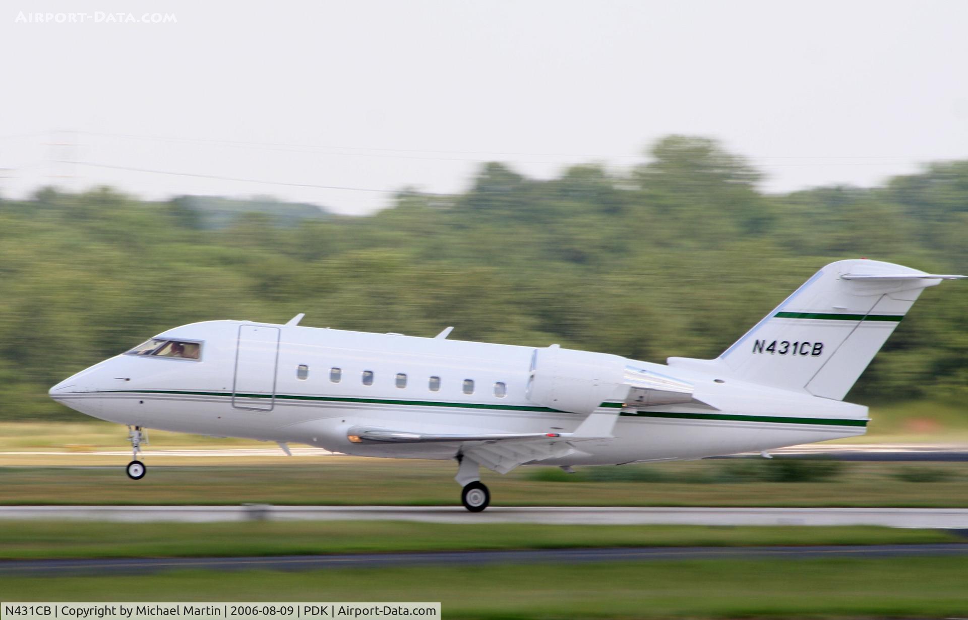N431CB, 1994 Canadair Challenger 601-3R (CL-600-2B16) C/N 5164, Departing Runway 2R