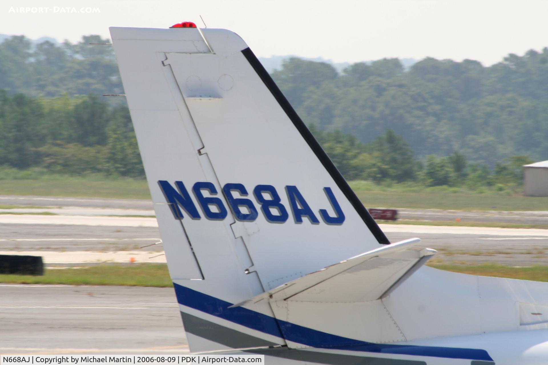 N668AJ, 1982 Cessna 550 C/N 550-0442, Tail Numbers