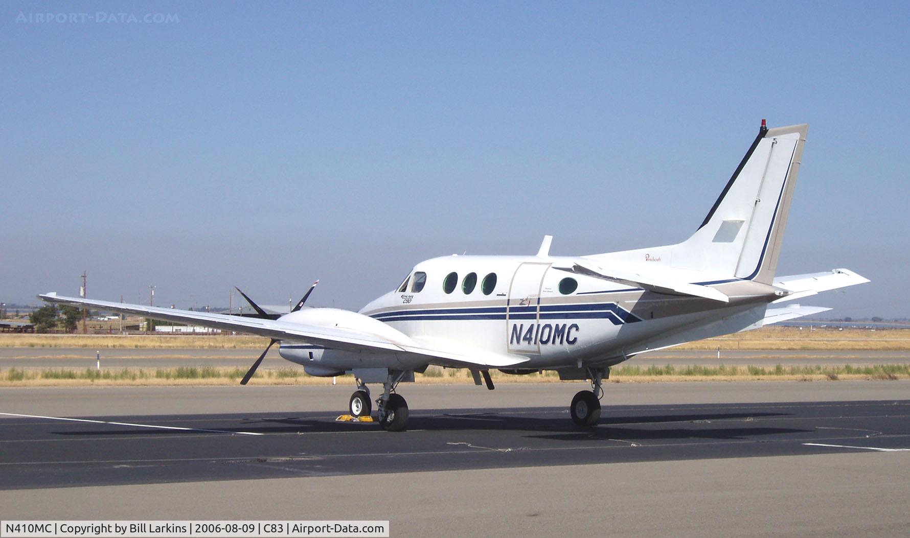 N410MC, 1978 Beech C90A King Air King Air C/N LJ-761, At Byron, CA