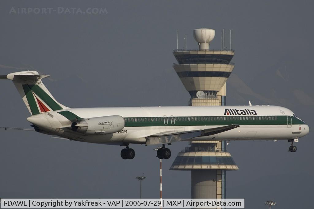 I-DAWL, 1984 McDonnell Douglas MD-82 (DC-9-82) C/N 49204/1179, Alitalia MD80