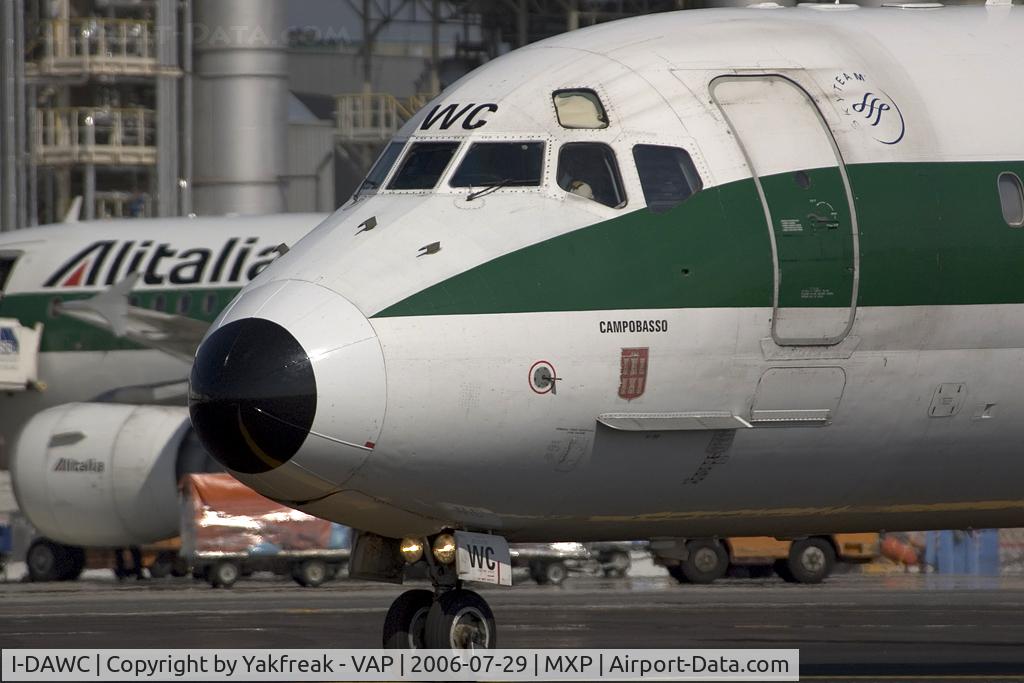 I-DAWC, 1984 McDonnell Douglas MD-82 (DC-9-82) C/N 49198/1142, Alitalia MD80 close up