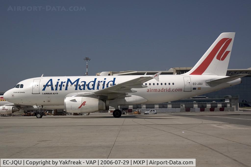 EC-JQU, 2005 Airbus A319-132 C/N 2431, Air Madrid Airbus A319