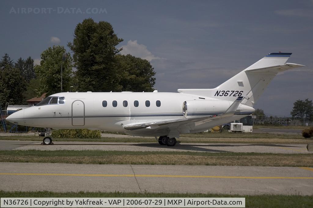 N36726, 2006 Raytheon Hawker 800XP C/N 258776, Hawker 800XP