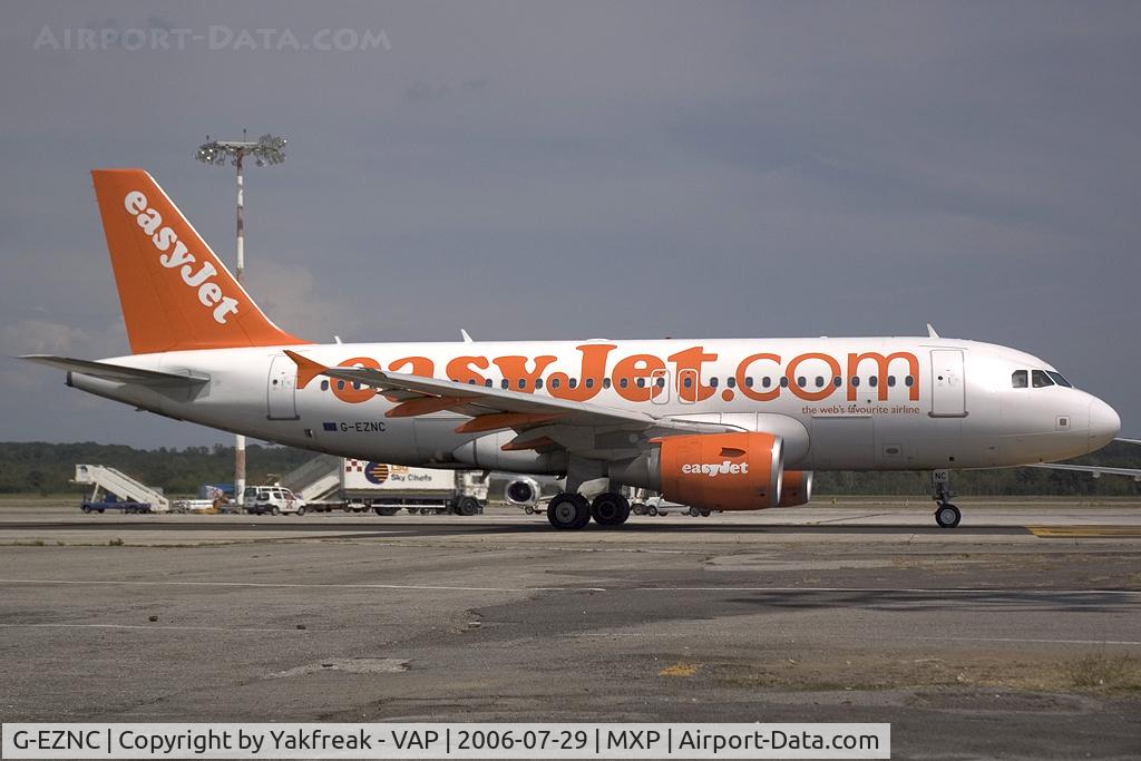 G-EZNC, 2003 Airbus A319-111 C/N 2050, Easyjet Airbus A319