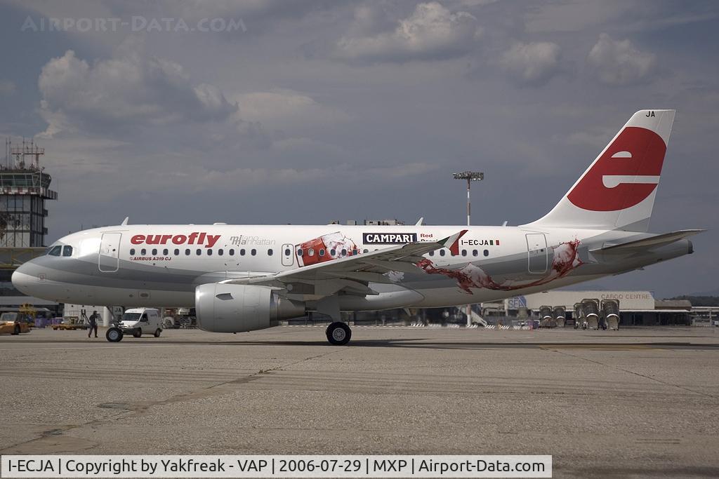 I-ECJA, 2005 Airbus A319-115LR C/N 2440, Aeurofly Airbus A319CJ special colors