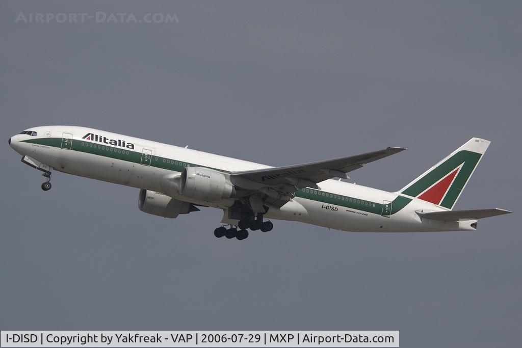 I-DISD, 2003 Boeing 777-243/ER C/N 32860, Alitalia Boeing 777-200