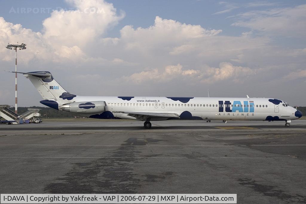 I-DAVA, 1986 McDonnell Douglas MD-82 (DC-9-82) C/N 49215, Itali Airlines MD80