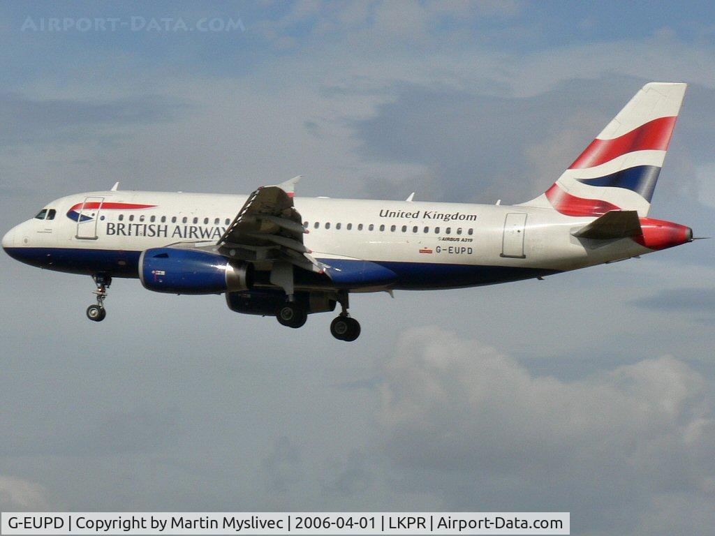 G-EUPD, 1999 Airbus A319-131 C/N 1142, Airbus A319-131