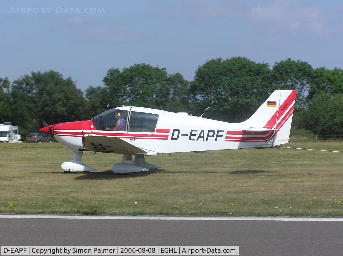D-EAPF, Robin DR-400-180R Remorqueur Regent C/N 1630, Robin DR400, a busy glider-tug at Lasham