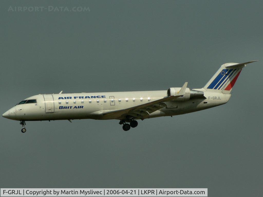 F-GRJL, 1998 Canadair CRJ-100ER (CL-600-2B19) C/N 7221, CRJ-100ER