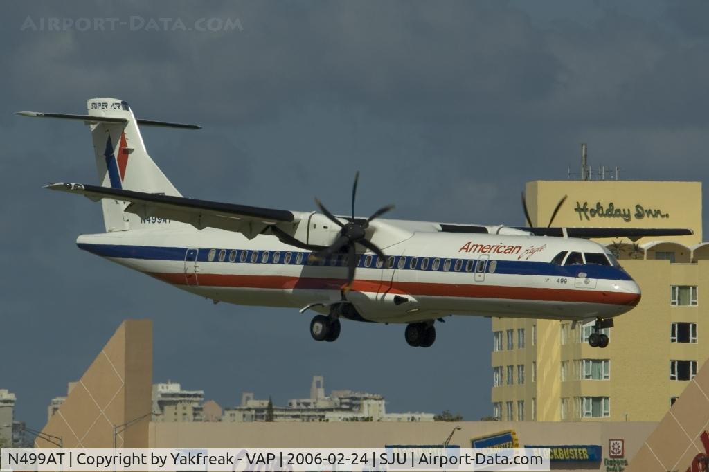 N499AT, 1997 ATR 72-212A C/N 499, American Eagle ATR72 clear to land