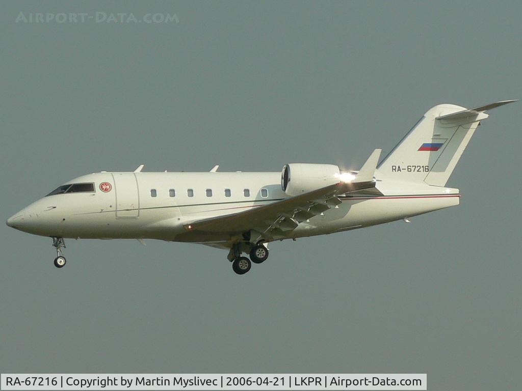 RA-67216, 2003 Bombardier Challenger 604 (CL-600-2B16) C/N 5567, Canadair CL-600-2B16 Challenger 604