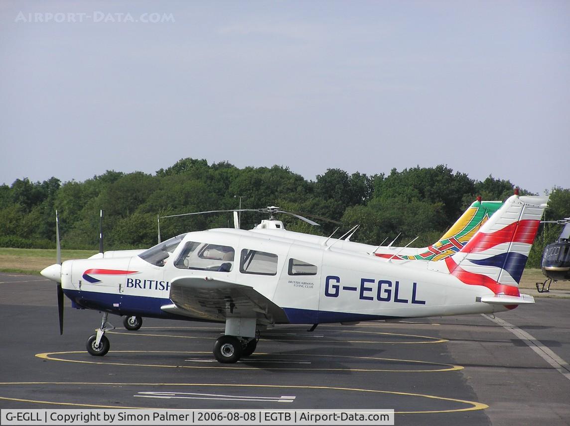 G-EGLL, 1977 Piper PA-28-161 Cherokee Warrior II C/N 28-7816257, Piper PA-28 of British Airways Flying Club