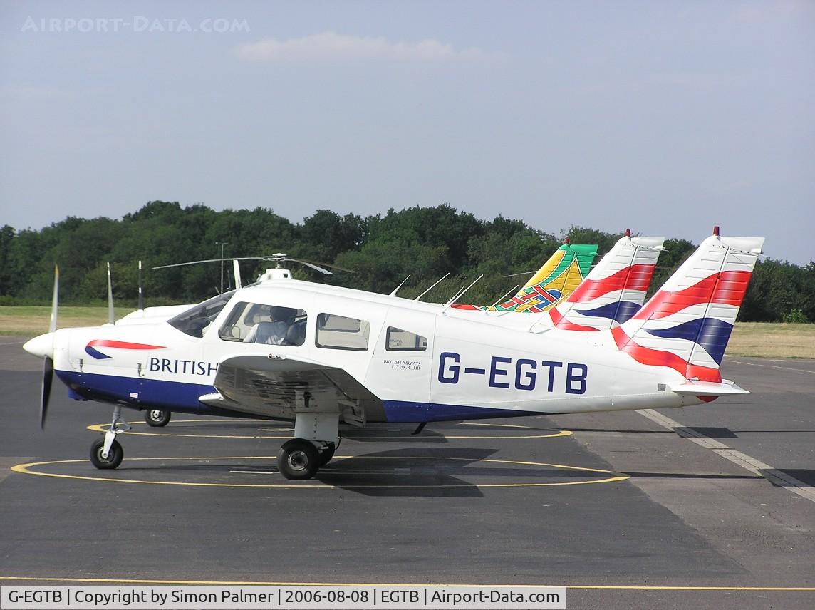 G-EGTB, 1978 Piper PA-28-161 Cherokee Warrior II C/N 28-7816074, Piper PA-28 of British Airways Flying Club