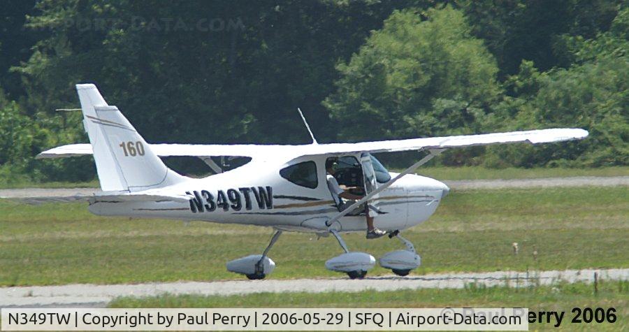 N349TW, 2006 Symphony SA-160 C/N S-0012, Never mind doors open, you can fly with them OFF!