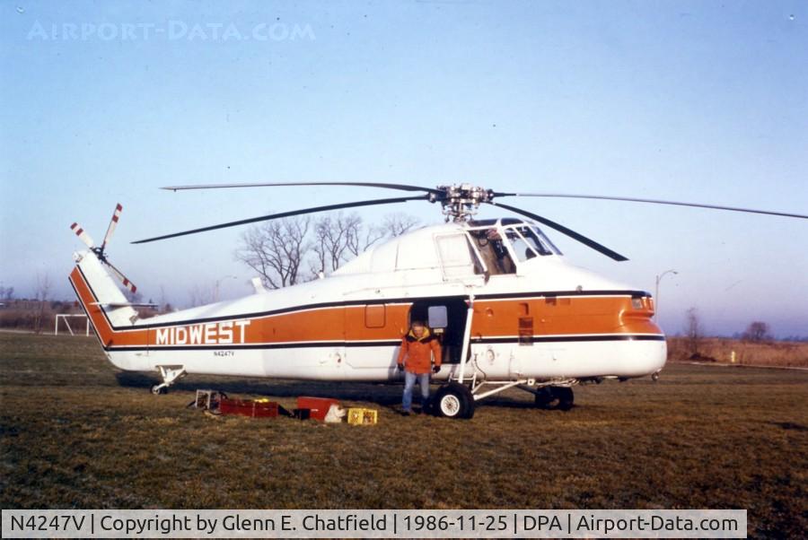 N4247V, Sikorsky S-58JT C/N 58-1547, ex- H-34G.III 80+20 German, purchased as HSSN-1 150754.  Ready to do some heavy lifting of air conditioners