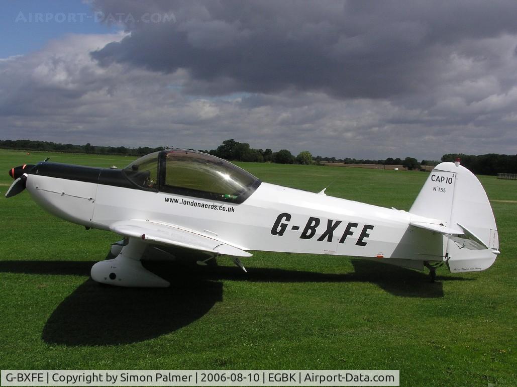 G-BXFE, 1981 Mudry CAP-10B C/N 135, CAP 10b during a brief sunny interval at Sywell