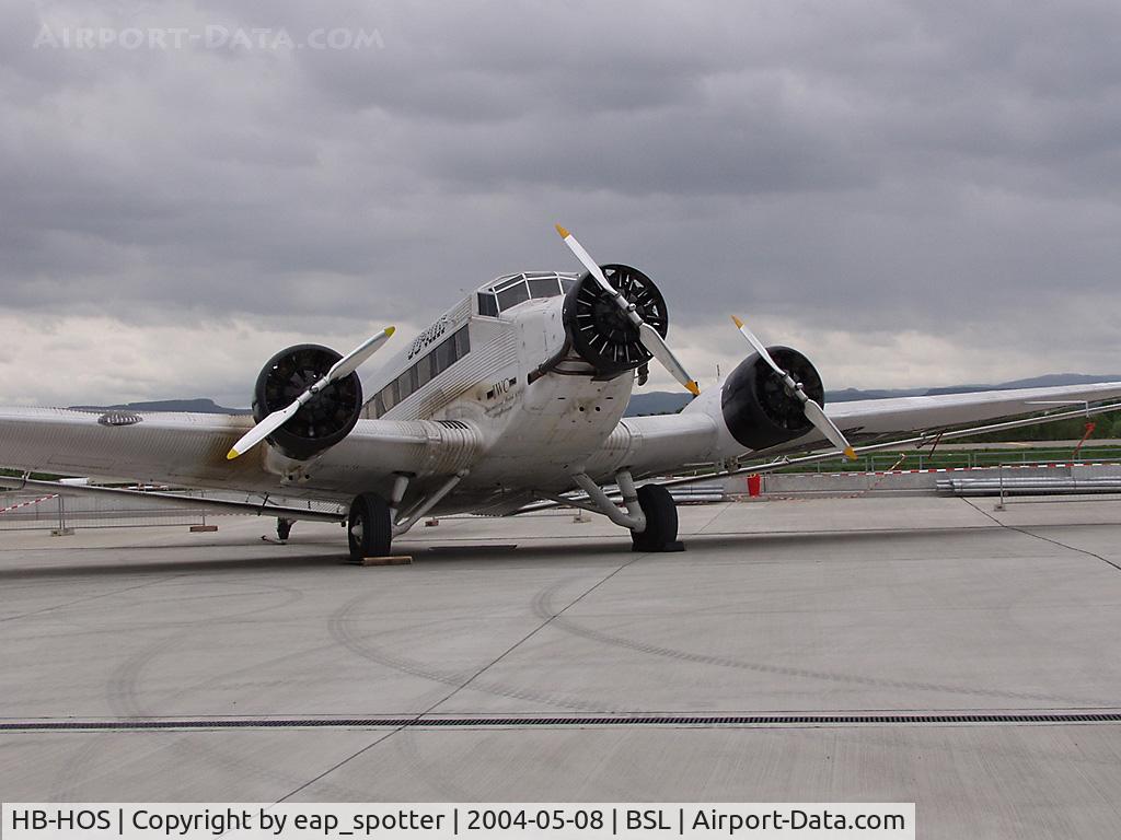 HB-HOS, 1939 Junkers Ju-52/3m g4e C/N 6580, At wellcome-party for N73544 Super Constellation