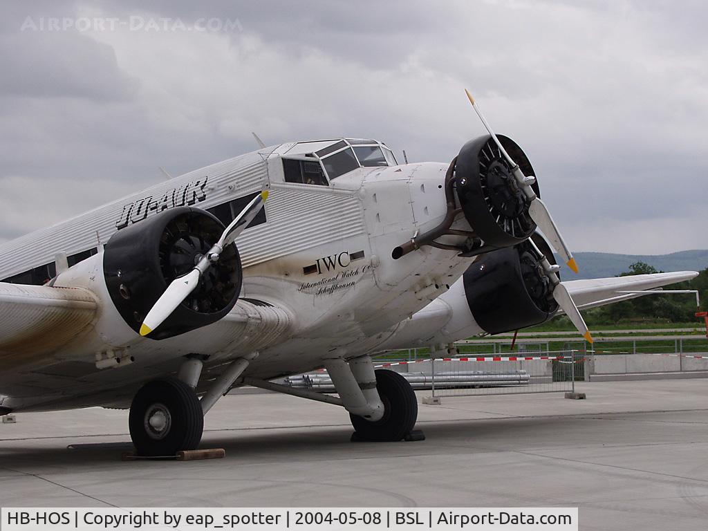 HB-HOS, 1939 Junkers Ju-52/3m g4e C/N 6580, At wellcome-party for N73544 Super Constellation