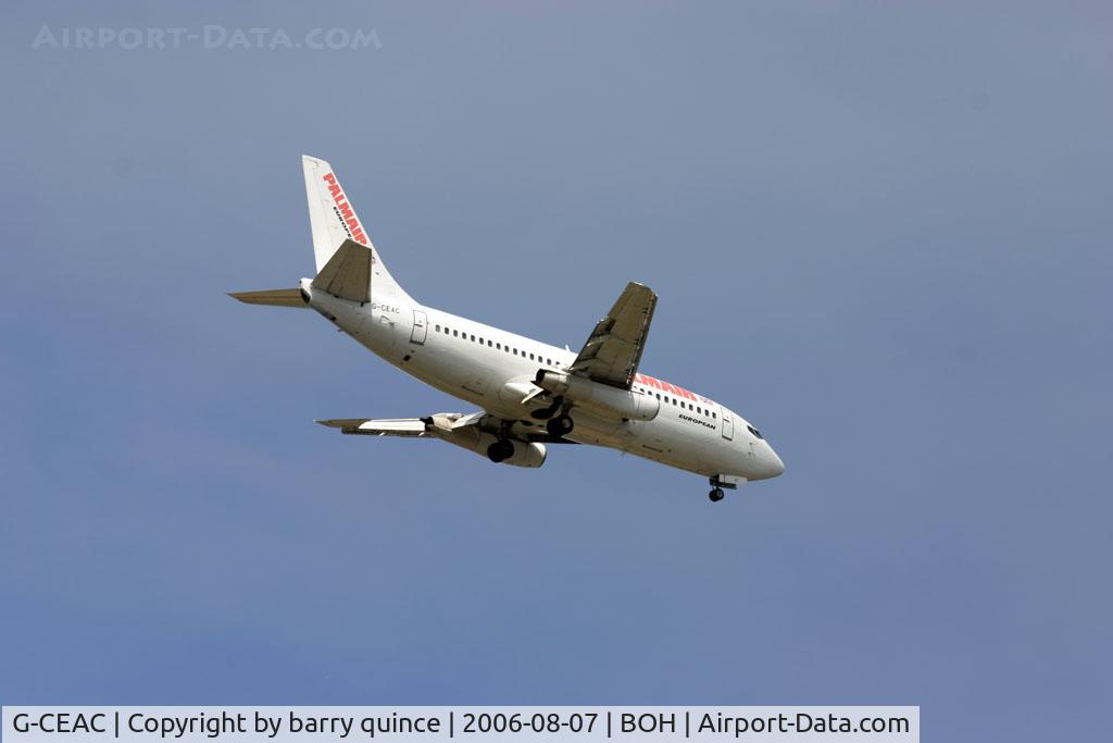 G-CEAC, 1974 Boeing 737-229 C/N 20911, 737 PALMAIR