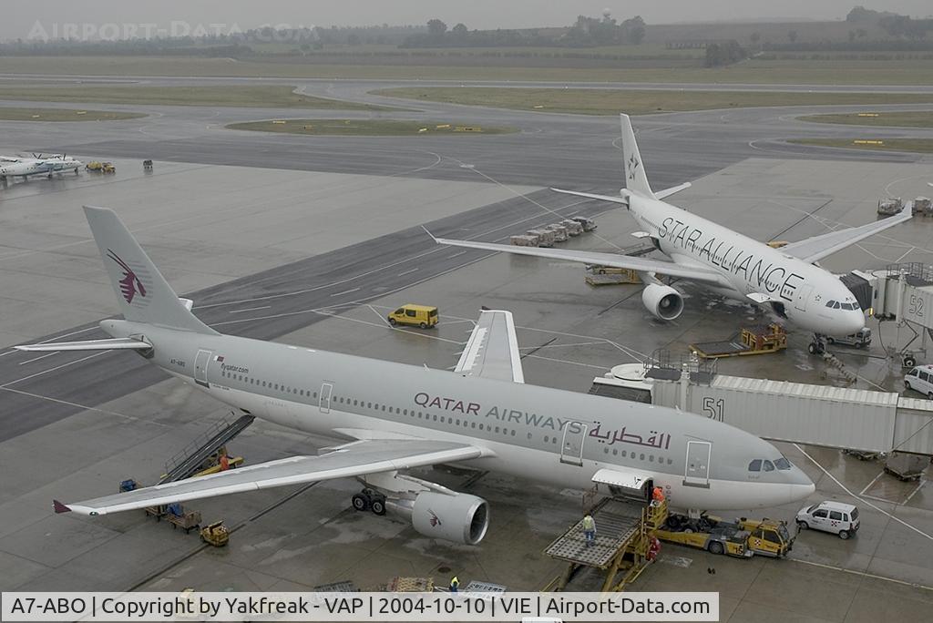 A7-ABO, 1992 Airbus A300B4-622R C/N 668, Qatar Airways Airbus A300-600 parked at stand 51