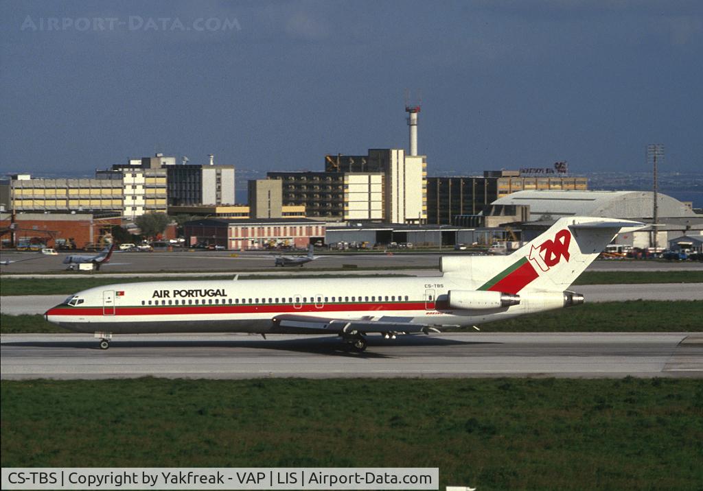 CS-TBS, 1974 Boeing 727-282 C/N 20973, TAP Air Portugal Boeing 727-200 landing at LIS