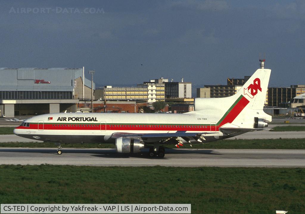 CS-TED, 1983 Lockheed L-1011 Tristar 500 C/N 293B-1242, TAP Air Portugal Lockheed L1011 Tristar landing at LIS