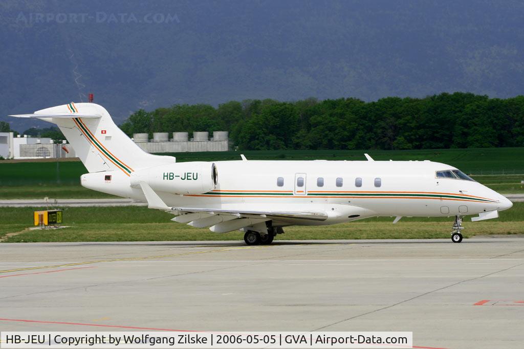 HB-JEU, 2005 Bombardier Challenger 300 (BD-100-1A10) C/N 20039, visitor