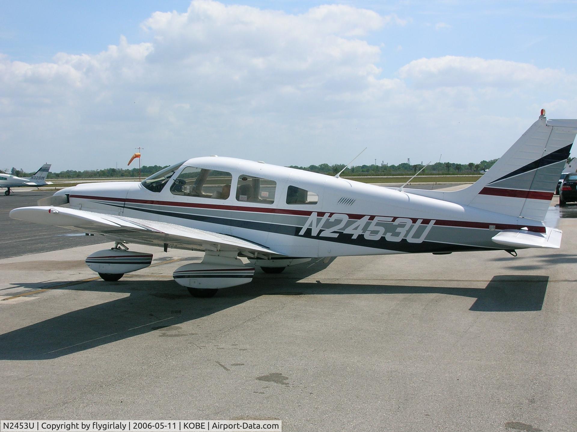 N2453U, 1979 Piper PA-28-181 C/N 28-8090047, Parked